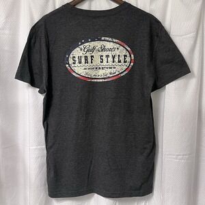 NWT Surf Style Gulf Shores Alabama Beach Travel Vacation Tee Large EXCELLENT